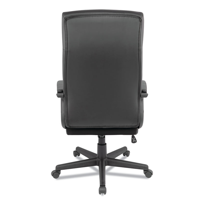Alera® Oxnam Series Fixed Arm Polyurethane Task Chair, Black (ALEON41B19)