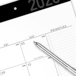 2026 AT-A-GLANCE Contemporary 21.75" x 17" Monthly Desk Pad Calendar, White/Black (SK24X-00-26)