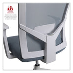 Alera Fixed Arm Fabric Task Chair, Seafoam Blue (ALEWS42B77)