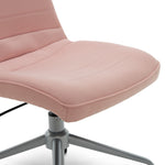 ELLE Decor Adelaide Armless Fabric Task Chair, Pink (48214A)