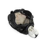 Bugatti Central 18.9" Vegan Leather Travel Duffel, Black (DUF2435BU-BLK)
