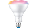WiZ 65W Equivalent BR30 LED Smart Bulb, White, 2/Pack (603654)