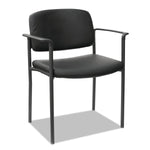 Alera® Sorrento Series Fixed Arm Faux Leather Computer and Desk Chair, Black (ALEUT6816 )