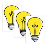 Creative Teaching Press Core Décor Doodle Lightbulb Designer Cut-Outs, 36/Pack, 3 Packs/Bundle (CTP10591-3)
