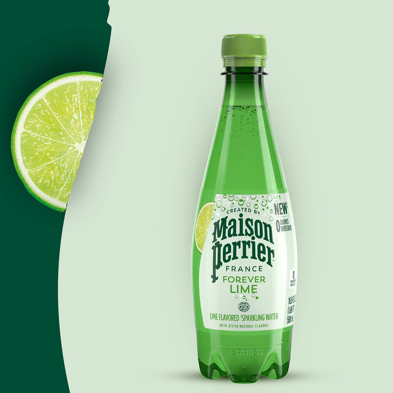 Perrier Lime Flavored Sparking Mineral Water, 16.9 oz., 24/Carton (12283034)
