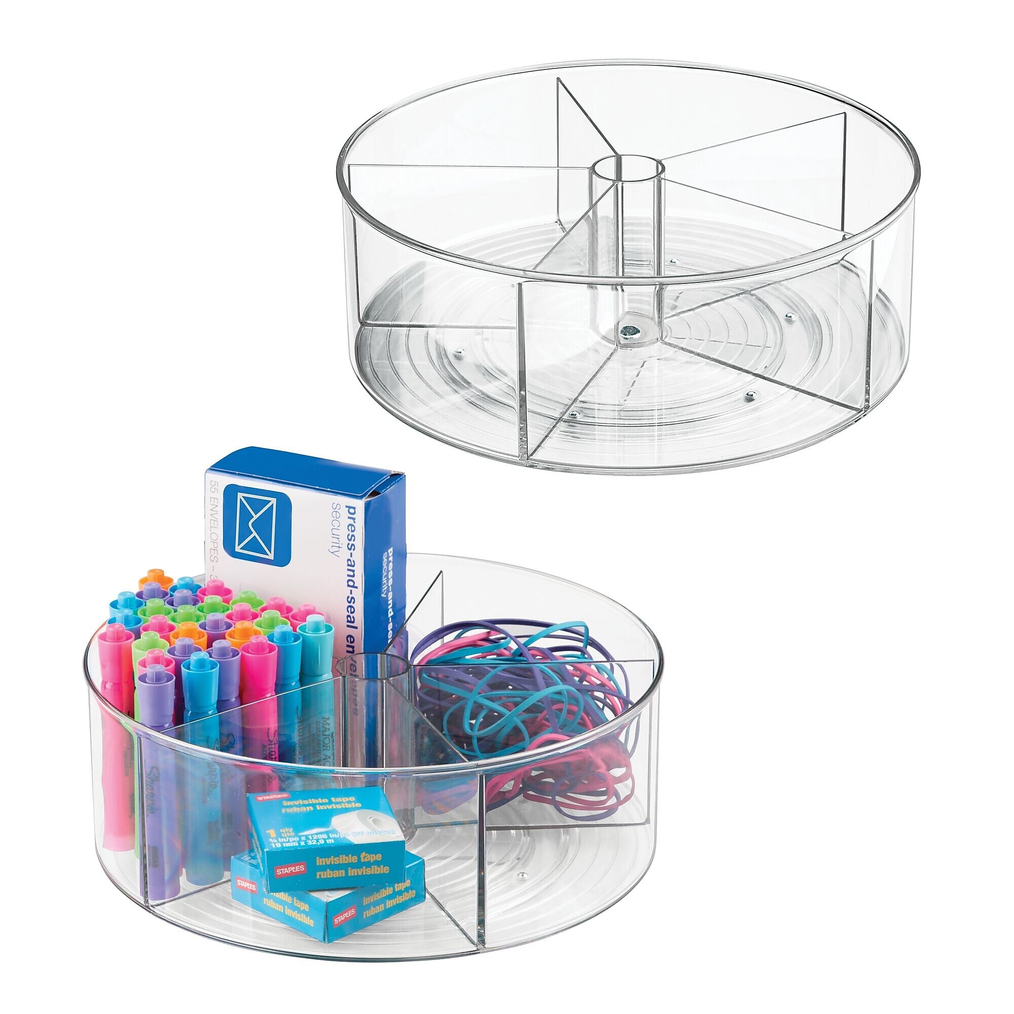 iDesign Plastic Organizer, Clear (27931M2)