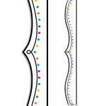 Creative Teaching Press EZ Border, 2.75" x 3" x 2', Color Dotted Swirl, 24/Pack, 3 Packs/Bundle (CTP10484-3)