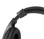 Adesso Xtream H5 Binaural Over The Head Multimedia Headset with Mic, Black (ADEXTREAMH5)