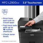 Brother MFC-L2900DW Wireless Black & White All-In-One Laser Printer, Best for Office Only