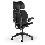 Humanscale Freedom Headrest Ergonomic Fabric Swivel Task Chair, Black (F211GCF10XFSHNSC)