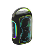 Worryfree Gadgets 50W Wireless Bluetooth Speaker with RGB Lights & Carry Handle, Black (WH59-BLK)