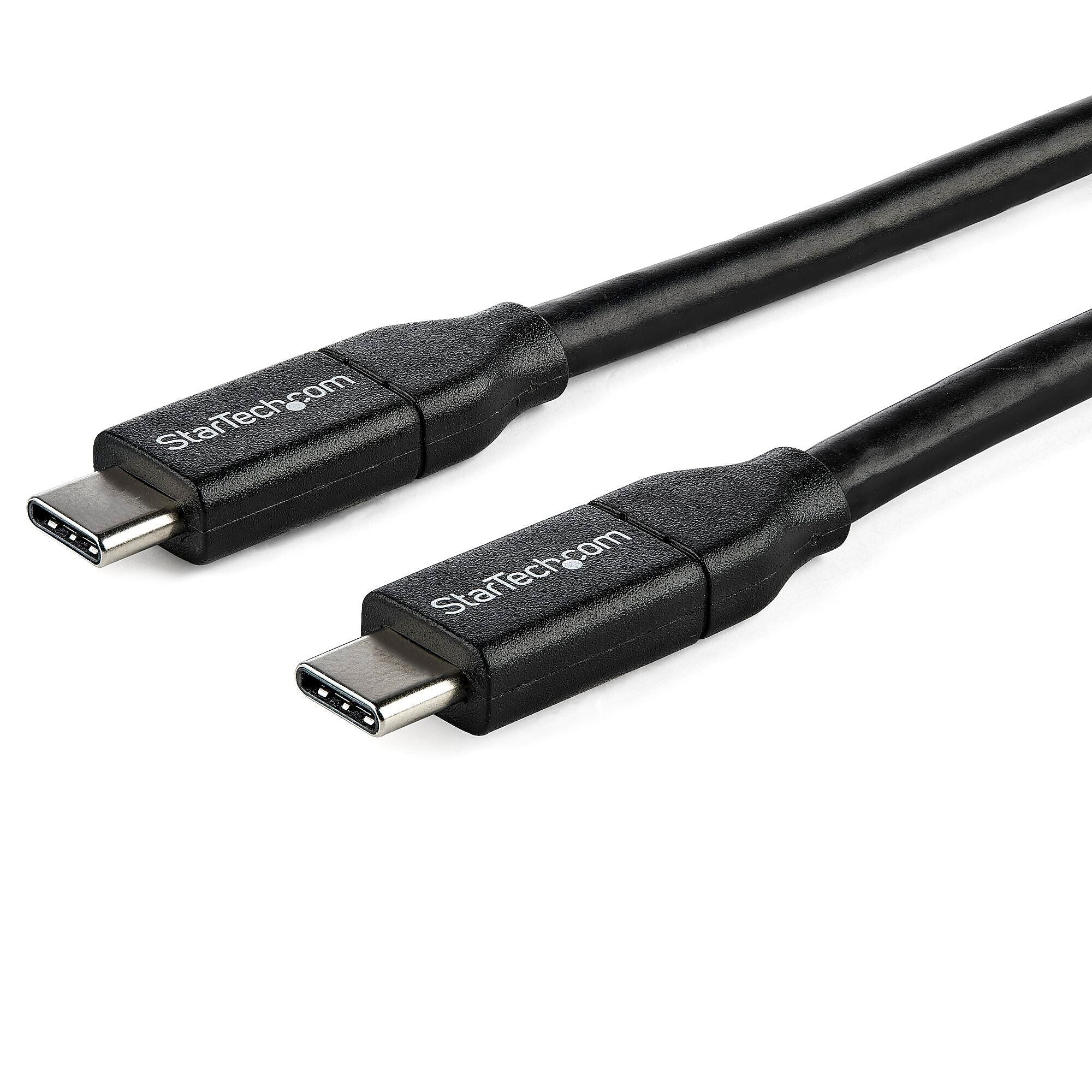 StarTech.com 3.3ft USB-C Cable, Charge/Sync, Black (USB2C5C1M)