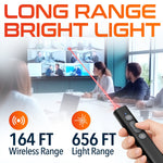 Delton Purely LP21 2.4GHz Wireless Presentation Remote with Laser Pointer, Black (DLP21)