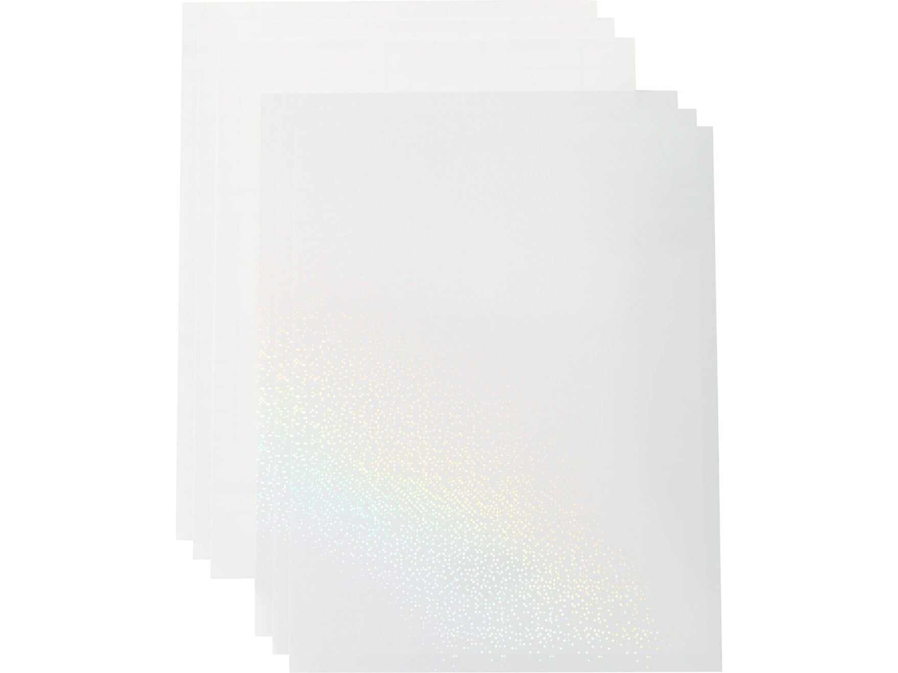 Cricut Die Cutting Printable Waterproof Holographic Sticker Set, Clear (2010350)
