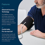 Omron 7 Series Bluetooth Upper Arm Blood Pressure Monitor, Black/White (BP7360)