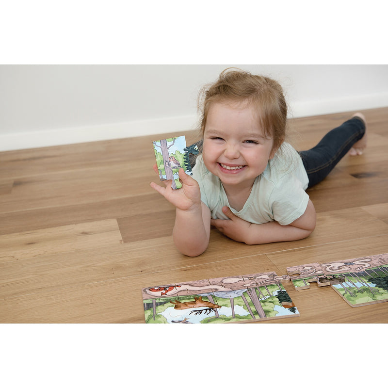 Beleduc Discover 40 Piece The Forest Floor Puzzle (PLWB16210)