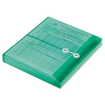 AbilityOne SKILCRAFT String Tie Side-load Expansion Envelopes, Document, Letter, String Tie, Polypropylene, 5/Pack, Green