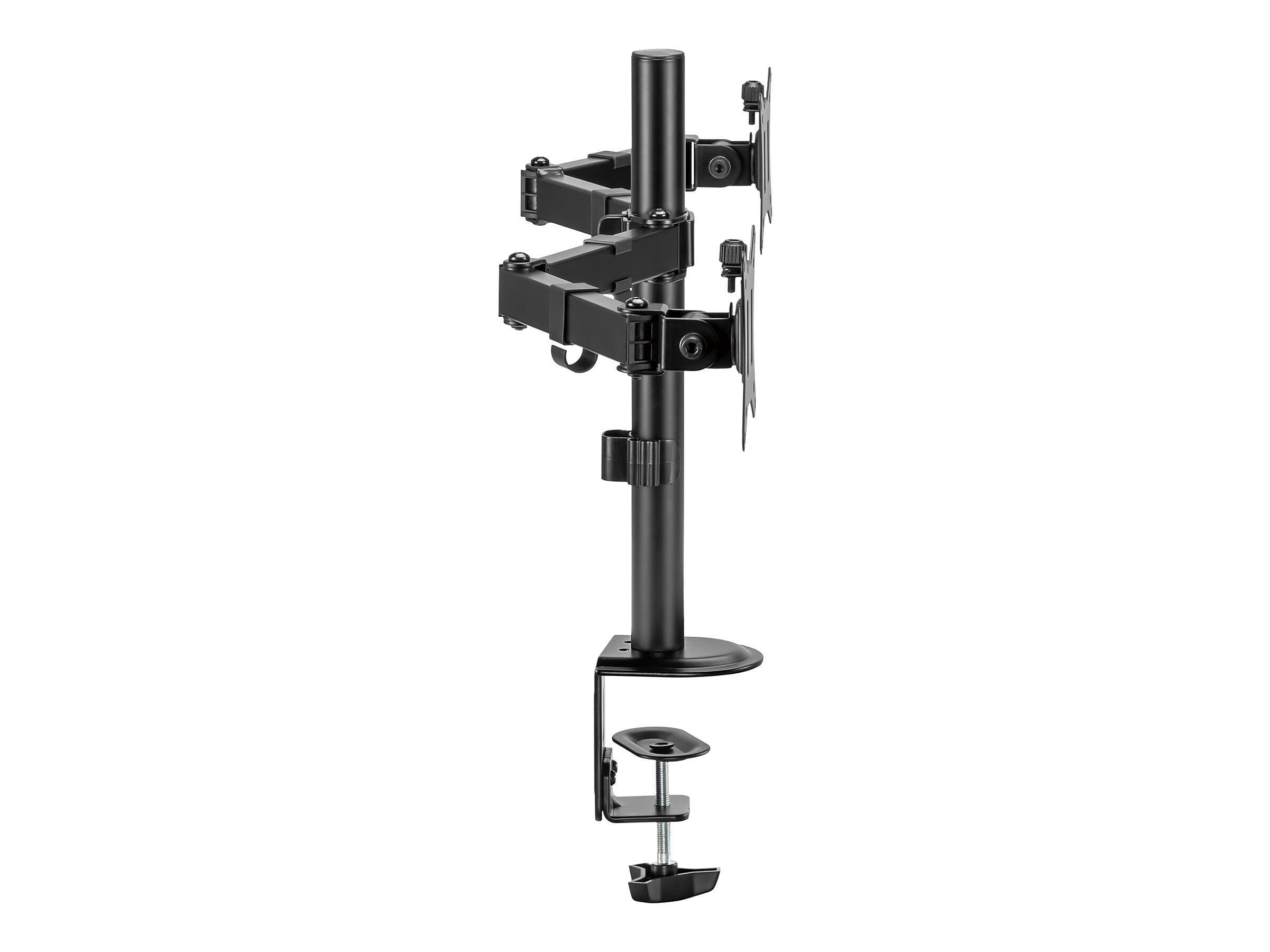 V7 Adjustable Dual Mounting Kit, Up to 32" Monitor, Black (DM1GCD)