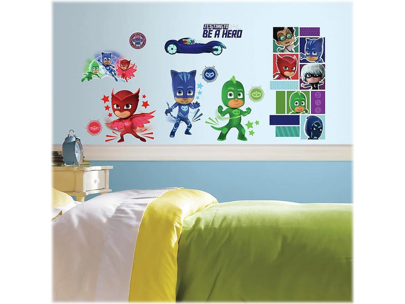 RoomMates PJ Masks Children's Wall Decal Set, Cartoons (RMK3586SCS)