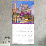 2026 TF Publishing Indiana 12" x 12" Monthly Wall Calendar, Multi (26-1038)