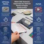Formax 8732HS Cross-Cut Paper/Optical Media High-Security Office Shredder (FD8732HS)