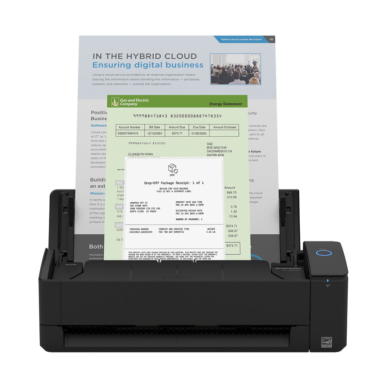 RICOH ScanSnap IX1300 Wireless Duplex Document Scanner, Black (PA03805-B105)