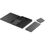 Logitech 4.41" x 11.02" Plastic Adjustable Casa Pop-Up Desk Work From Home Kit with Laptop Stand, Classic Chic (920-011236)