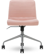 ELLE Decor Adelaide Armless Fabric Task Chair, Pink (48214A)
