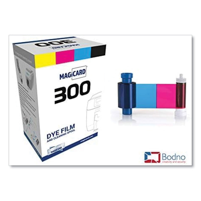 Magicard 300 Dual YMCKO/2 Printer Ribbon, Black/Cyan/Magenta/Yellow