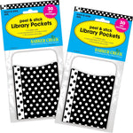 Barker Creek Dots Library Pockets, 5.125" x 3.5", 60/Set (BC3820)