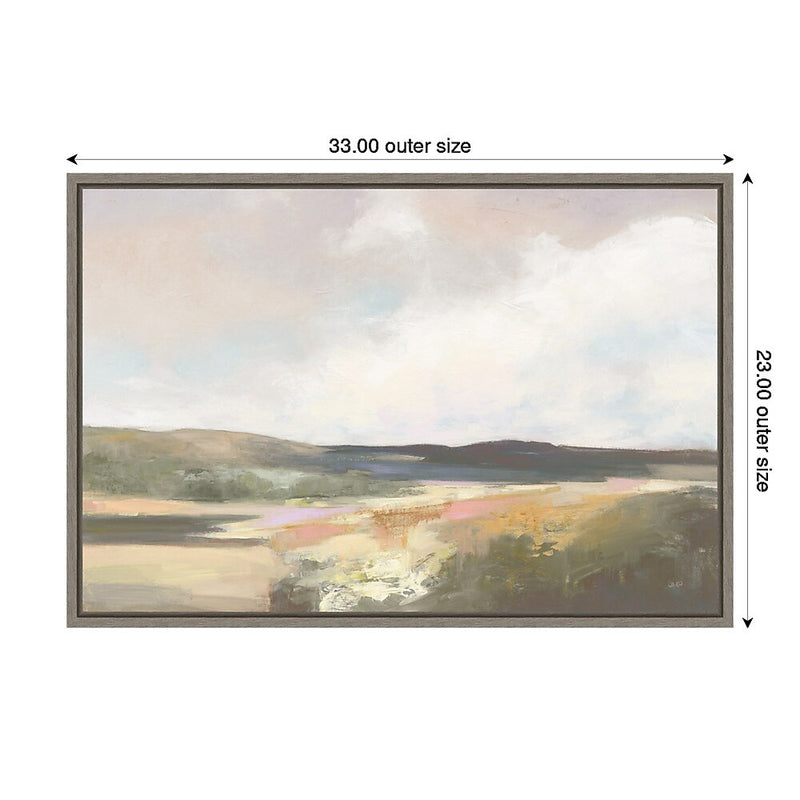 Amanti Art Dawn by the Water by Julia Purinton Framed Canvas Wall Art Print, 33" x 23" (A42677469949)