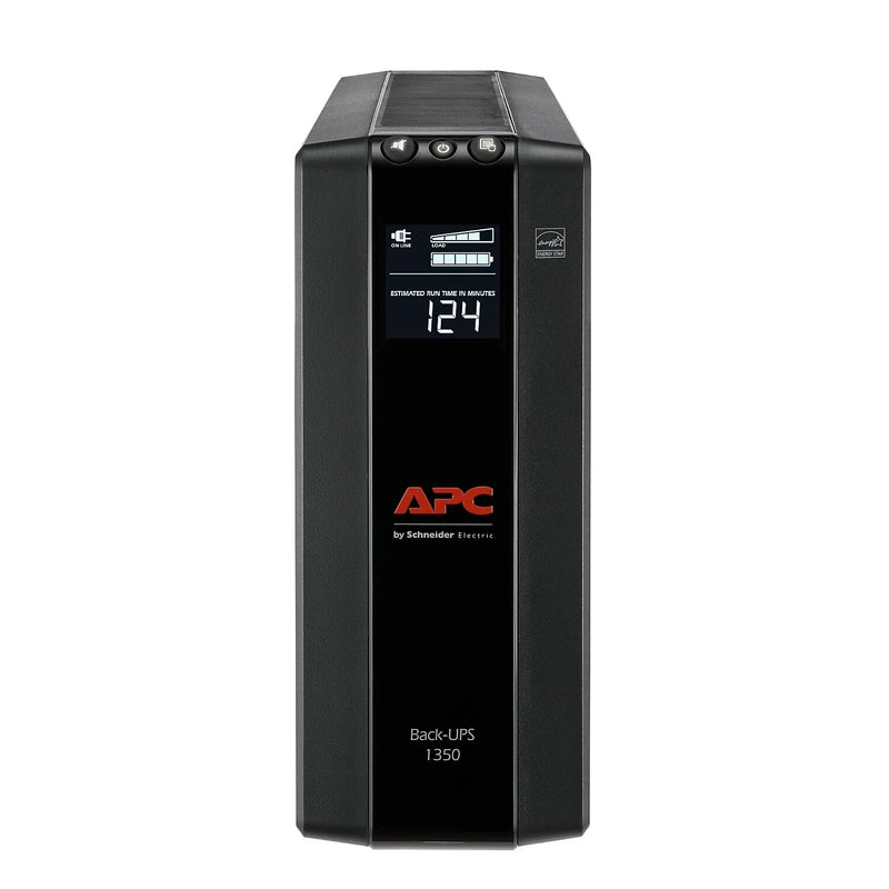 APC Back UPS Pro 1350VA 10-Outlet Battery Backup and Surge Protector, Black (BX1350M)