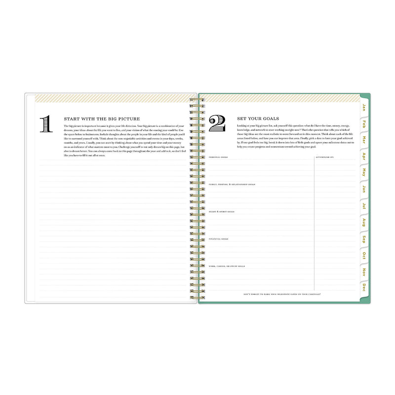 2026 Blue Sky Day Designer Peyton 8.5" x 11"  Weekly & Monthly Planner, Plastic Cover, Multicolored (103618-26)