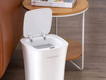 Nine Stars Plastic Sensor Trash Can, 2.6-Gallon, White (DZT-10-11)
