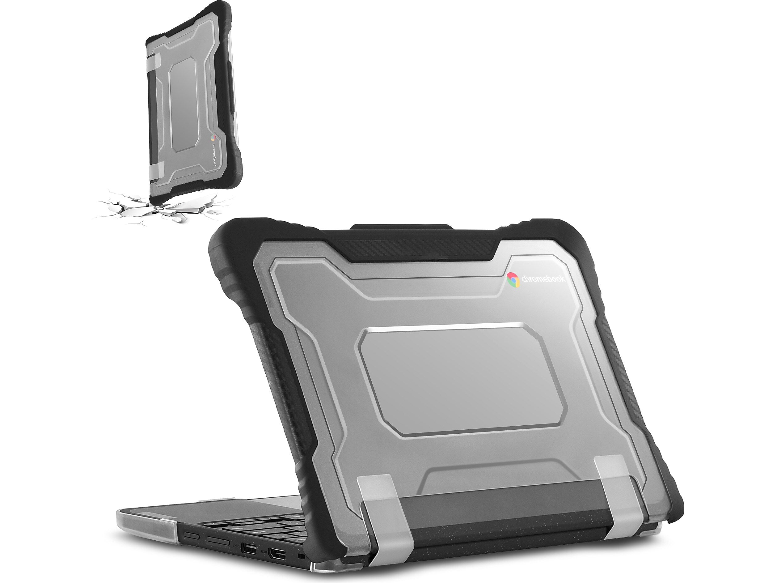 TechProtectus ShockProof 11.6" Laptop Case for Lenovo 500e/500w Gen 3 Chromebook, Shock-Absorbing, Black (TP-LN-500E3)