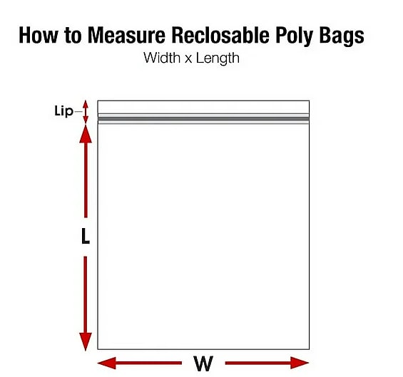 9" x 12" Reclosable Poly Bags, 2 Mil, Clear, 1000/Pack (PB3975)