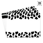 Creative Teaching Press Adhesive Farm Friends Cow Print School Name Tags, 3.5" x 2.5", 36/Pack, 3 Packs/Bundle (CTP11033-3)