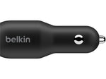 Belkin BoostCharge USB-C Car Charger, Black (CCB002BTBK)