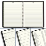2026 AT-A-GLANCE Recycled 8.25" x 11" Weekly & Monthly Appointment Book Planner, Faux Leather Cover, Black (70-950G-05-26)