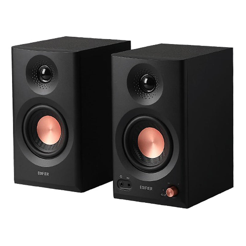 Edifier MR3 36-Watt-Continuous Powered 2.0 Studio Monitor Speaker System, Black, 2-Count (4007972)
