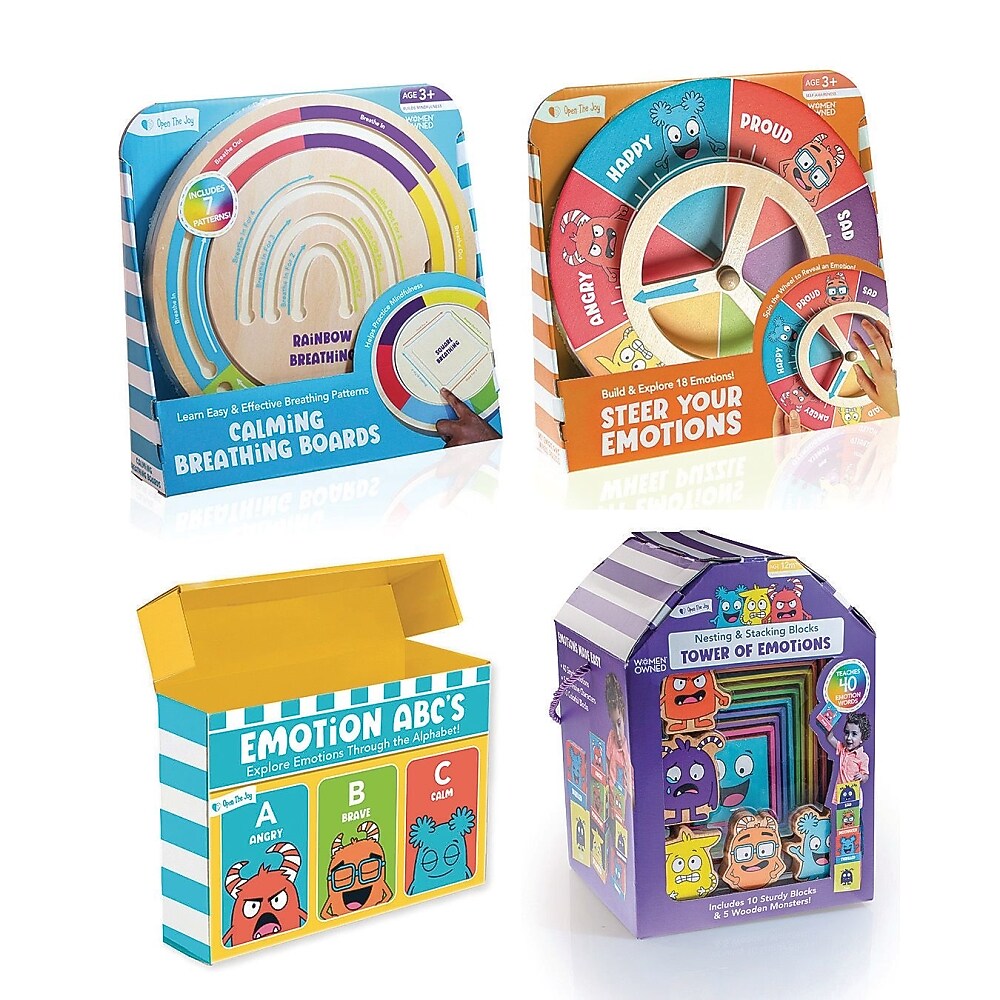 Open the Joy Social Emotional Learning Bundle Early Learners, Multicolored, 4/Bundle (LR4670)