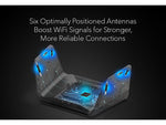 Netgear Nighthawk AXE7800 7800Mbps Tri-Band MU-MIMO 6E Router, Black (RAXE300-100NAS)