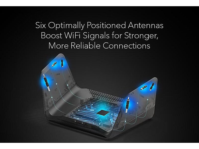Netgear Nighthawk AXE7800 7800Mbps Tri-Band MU-MIMO 6E Router, Black (RAXE300-100NAS)
