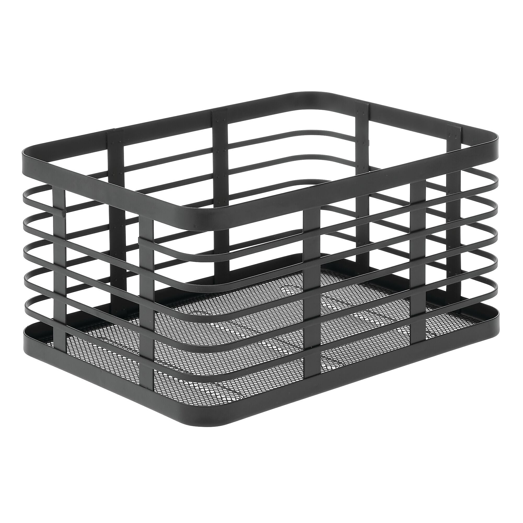 mDesign Steel Organizer, Matte Black (25930)