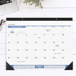 2026 AT-A-GLANCE 21.75" x 17" Monthly Desk Pad Calendar, White/Blue (SW200-00-26)