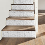 York Wallcoverings Carrara Marble Hexagon Peel and Stick Backsplash (TIL4245FLT)