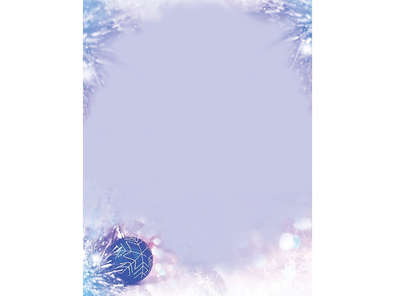 Great Papers Sparkle Holiday Letterhead, Multicolor, 50/Pack (2022015)