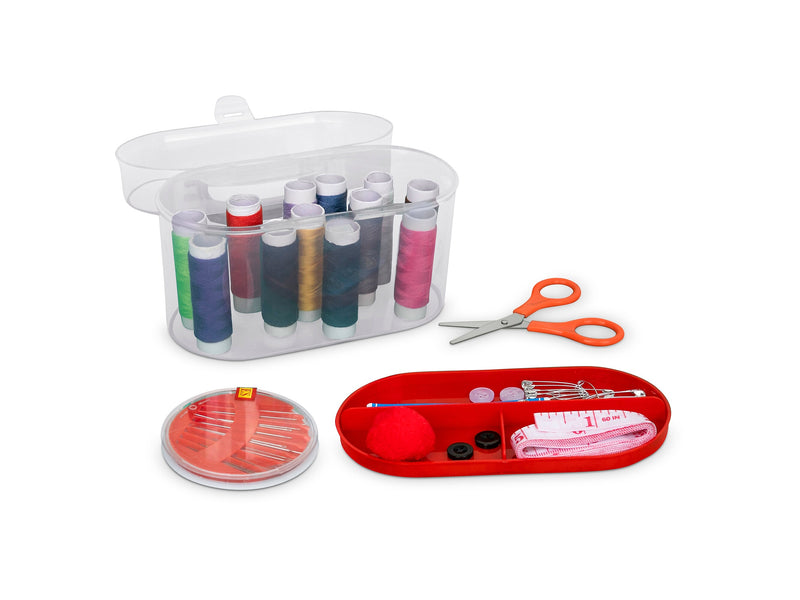 Smartek Handy Sewing Kit, Red (ST-124-R)