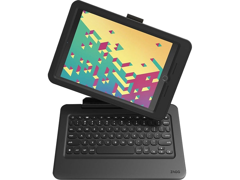 Zagg Rugged Pro Connect 10.2" Case and Keyboard for iPad Gen 9/Gen 8/Gen 7, Black (103109019)