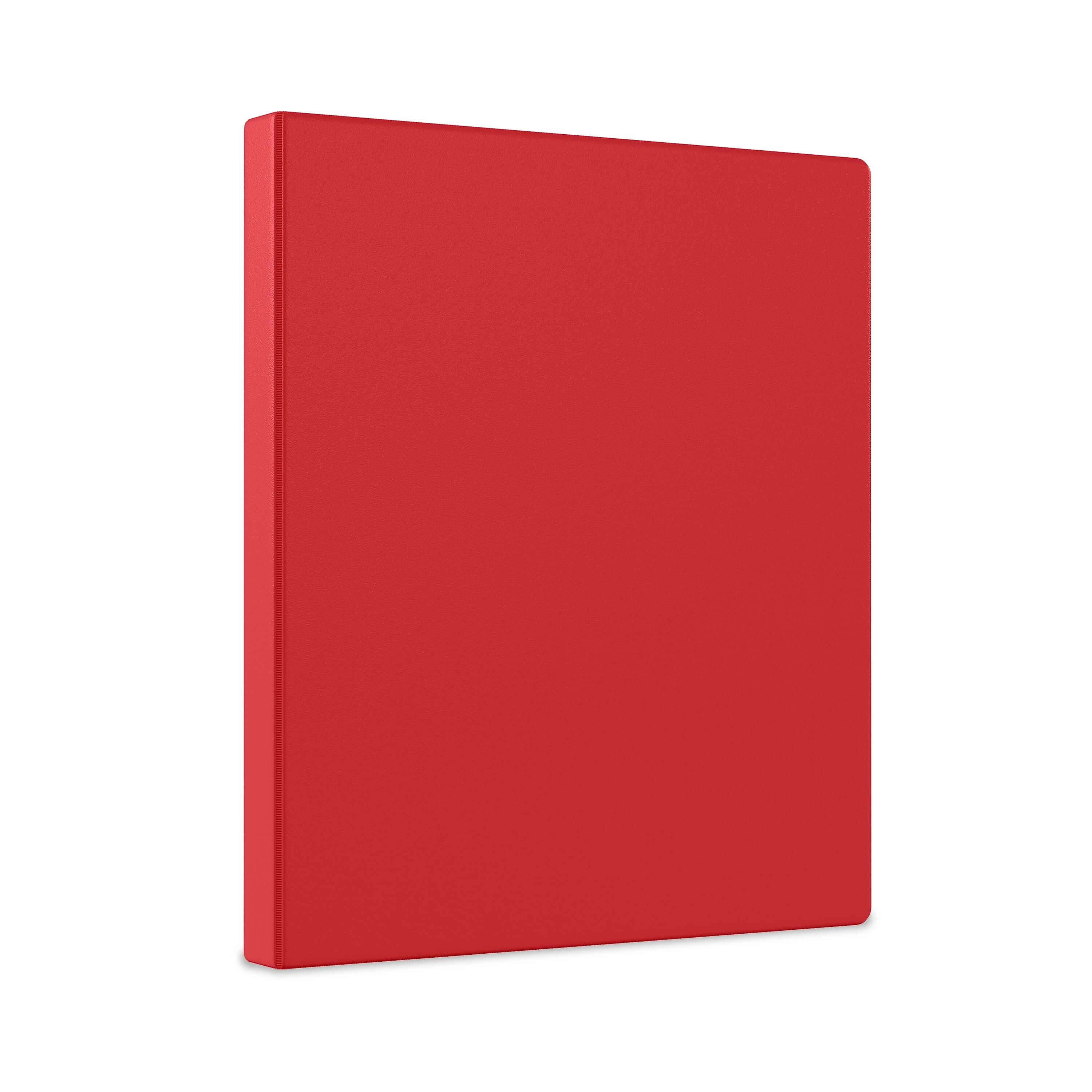 Staples 1/2" 3-Ring Non-View Binder, Red (ST26852-CC)